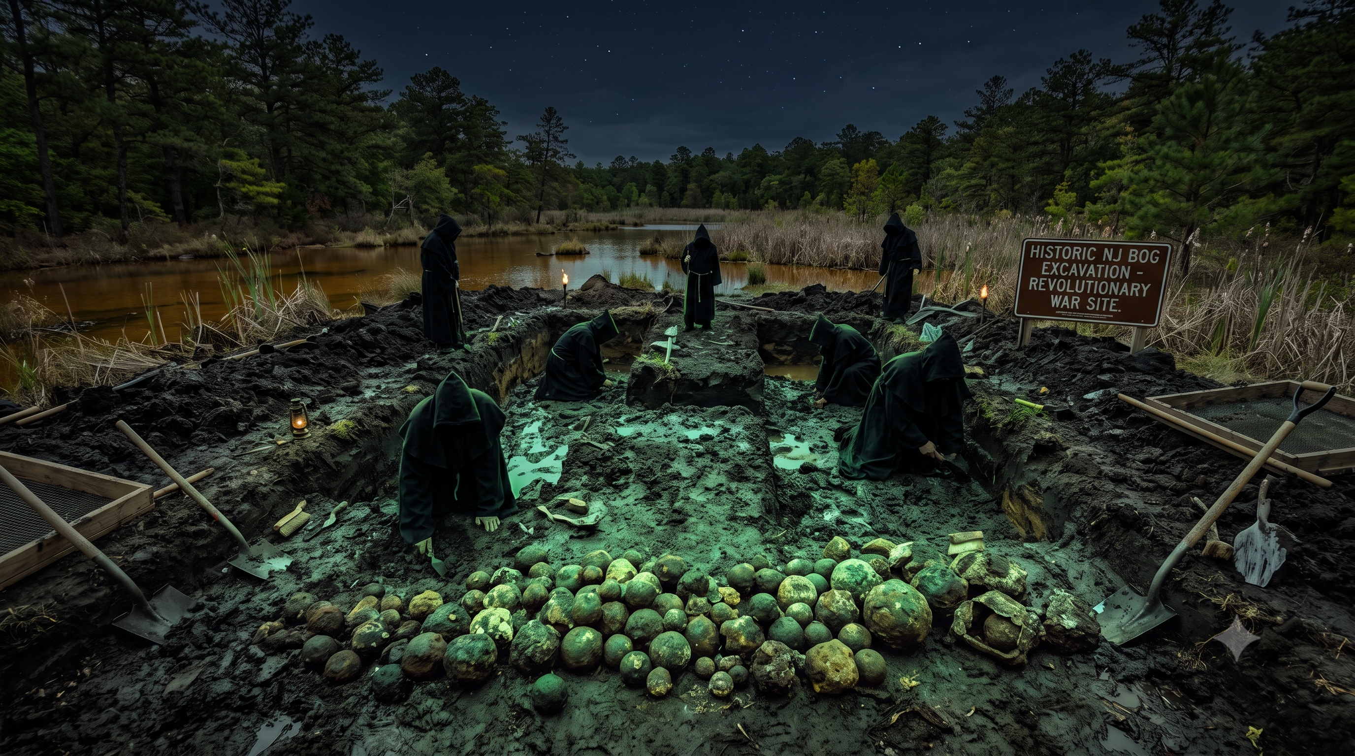 What was it at the bottom of the bog?