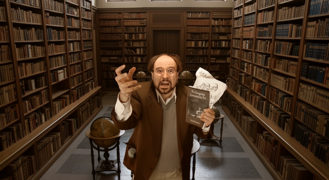 Hysterical researcher in papal archives