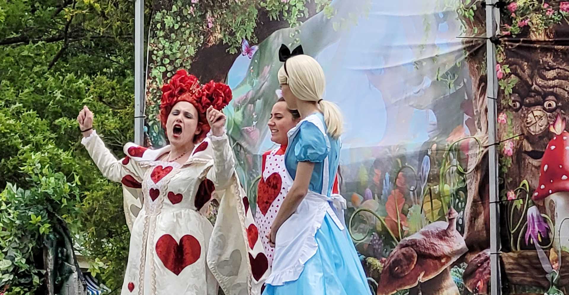 A professional touring performance at an NJ Festival, captivating the audience.