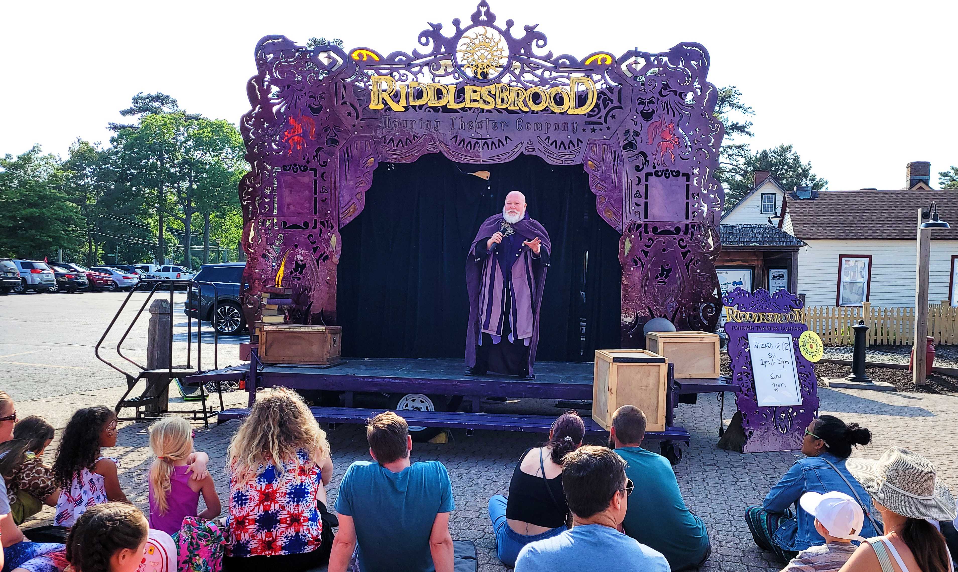 Stage rental for an event